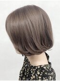 【eha 山本】ミルキーベージュ_シンプルボブ