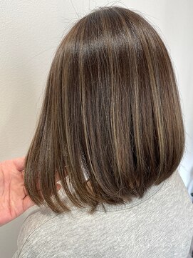 オレンジドロップ 長岡駅店(orange drop) ナチュラルハイライト/エアタッチ /20代30代40代/大人かわいい