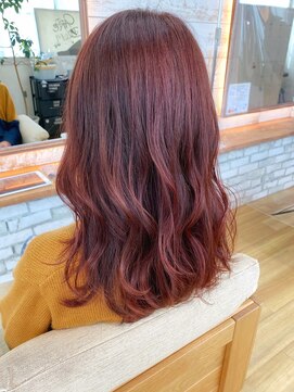 ロビー(LOBBY) 『LOBBY』杉山 高発色＊チェリーレッドカラー