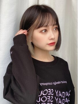 コア 銀座(COA) マロンベージュ/Aラインボブ/フェイスフレーミング[銀座]