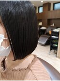 艶髪ワンレンボブ