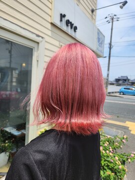 レーヴヘアー(r'eve hair) ピンク
