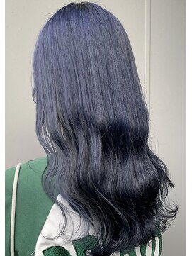 シードバイシャムロック(SEED by Shamrock) 星川指名 ネイビーブルー ブルーラベンダー 横浜美容室