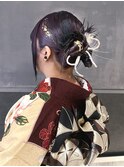 【macana指名】ヘアセット　卒業式ヘア　成人式ヘア　タイト