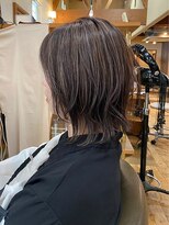 リアンヘアデザイン(Lian hair design) セミショート/レイヤー/くすみベージュ