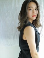 ソヨン 有田川店(SOYON)&nbsp;くすみカラー　シアー感　前髪なしミディ