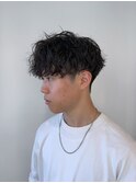 ツイストスパイラル/メンズカット/メンズパーマ/波巻きパーマ
