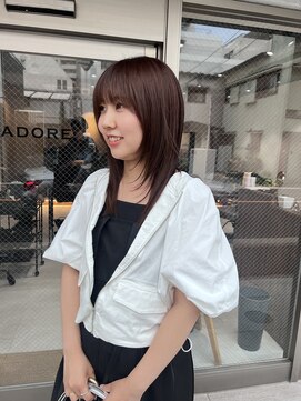 アドア 横浜(ADORE) 【ADORE横浜】顔まわりレイヤー×レイヤーカット
