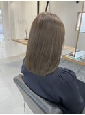 グレージュ/脱白髪染め/透明感