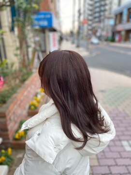 ピュア ポイント 和光店(PURE POINT) ブリーチ無しカラー/ブリーチ無しピンク/韓国風レイヤー