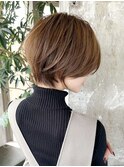 ショートヘア/ショート/くびれショート/30代40代50代/表参道