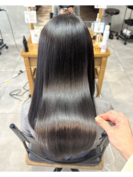 アイノアシェール 西宮(AInoa Cher) 【極上の髪質改善】プレミアムカラーエステ/艶髪/ブルーブラック