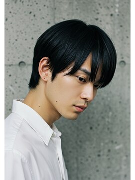 キャンバス バイ ネオリーブ 横浜西口(Canvas by neo.) ニュアンスパーマ 韓国マッシュ ブルーブラック