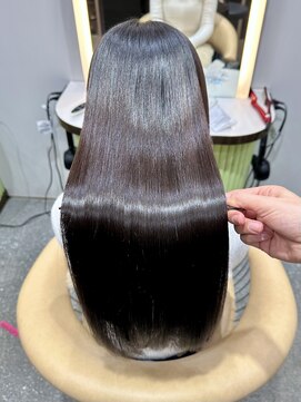 ロンド メリー 大宮(Lond merry) ブリーチなしチェリーブラウン髪質改善縮毛矯正酸性ストレート