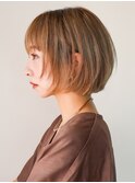 ハイトーンフェイスレイヤーボブ内巻き顎ラインボブ谷ひより/4