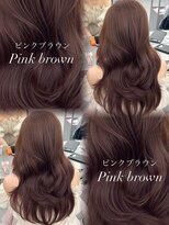 アマトウキョウスマートサロン(AMA TOKYO×Smart Salon)&nbsp;韓国ヘア　透明感カラー　ピンクブラウン
