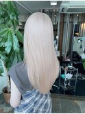 #ホワイト　#ブロンド　#ハイトーン
