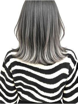 ヘアーアンドアトリエ マール(Hair&Atelier Marl) 【Marl】バレイヤージュ×ホワイトグレージュ