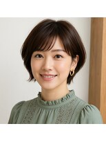 スープレックス ヘアーデザイン(SOUPREX HAIR DESIGN) 美フォルムナチュラルショート 20代 30代 40代 50代 60代