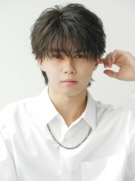 MEN'S HAIR BLEACHi 北18条店【12月5日オープン(予定)】 《BLEACHi》シースルーフェザーマッシュ【numberA.×BLEACHi】