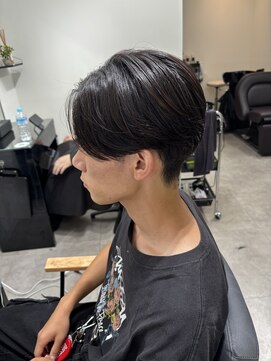 オルカ(ORCA) 曲がる縮毛矯正/men's/センターパート/ダウンパーマ/新宿/藤沼