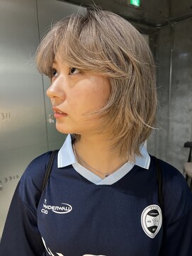 ナヌーク ダイカンヤマ(nanuk daikanyama) ◎ボブレイヤー　ニュアンスボブ　レイヤーカットブリーチカラー