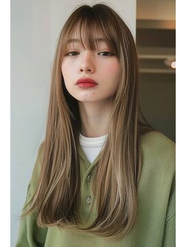 【ZEAL天神】シースルーバング＋ハニーベージュ★New Open