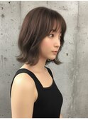 くびれ/レイヤーカット/切りっぱなしボブ/池袋/シースルー/前髪