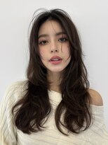 ルージュシー 堀江(RU10C)&nbsp;レイヤーカット/ブリーチなしダブルカラー/ベージュ【AI未使用】