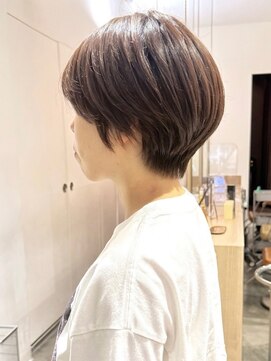 ヘア アンド スパ エジェリ プリム(hair&spa egerie prime) ベージュブラウン×ショート