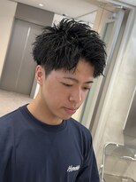エイド 渋谷(aid) 刈り上げスパイキーアクティブアップバングショート