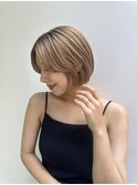 レイヤーカット/顔周り/前髪カット/ショート/ボブ/銀座駅