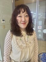 シェモアイグレック(chez-moi igrek)&nbsp;10代20代30代パーマオレンジブラウンカラー