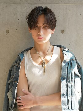 アンダーバーホワイト 鳳店(_WHITE) メンズカット/ショートマッシュ/ブラウン