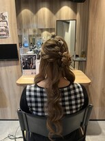 ソルビア ヘアセット(solvia) ゆるふわハーフアップ