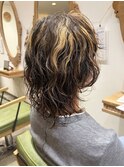 30代40代のくせ毛対策◎大人ウルフにくせ毛活かしカット♪東大阪