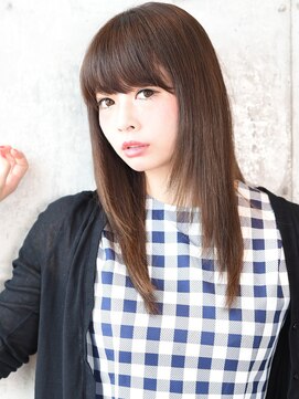 オーブ ヘアー ガーデン 渋谷店(AUBE HAIR garden) 最強愛されヘア♪ダークアッシュのナチュラルストレート