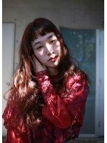 テトヘアー(teto hair)&nbsp;LONG［ショートバング・ラフウェーブ］