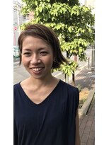 ソラ(sora)&nbsp;スモーキートパーズの切りっぱなしボブ