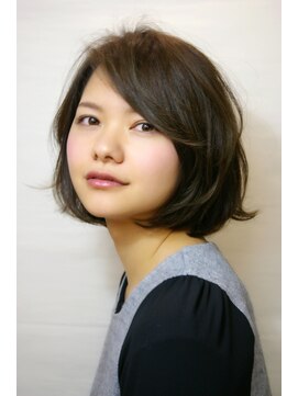 ヘアサロン イリー 西那須野(iLii) ワンレン大人ボブ×ヌーディアッシュ【hairsalon iLii西那須野】