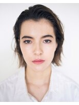 ピズム(PISM)&nbsp;セミウェットウェーブ耳かけイメチェンボブ/テラコッタカラー