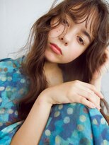 オーサム(AWESOME) 《AWESOME》大人かわいいココアブラウン×フリンジウェーブ♪