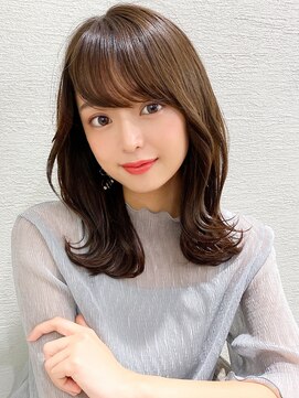 アフロート エル 錦糸町(AFLOAT L) 大人可愛い/透け感/前髪/小顔/くびれミディ/ラベンダーカラー