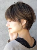前髪あり大人ショート20代30代40代【AIN.表参道】川原大地
