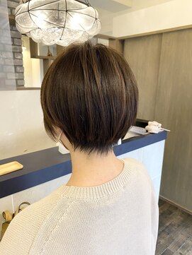 ヘアスペースブルーム エボリューション 庄内店(HAIR SPACE BLOOM evolution) 【庄内店】ひし形小顔ボブ丸みショート20代30代40代×ショート