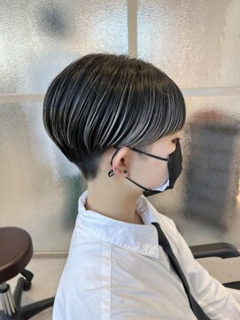 エレノア 梅田店(Eleanor) ショートマッシュ×バレイヤージュ
