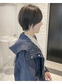 ショートボブ/大人巻き/ぷつっとボブ/ナチュラルモード/銀座駅