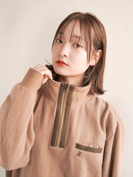 ジュール 大分(Joule) セクションカラー/ペールベージュ/透明感ボブ[大分駅]