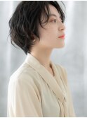 くせ毛風ゆるふわ横顔美人ラフショートb小山20代30代40代