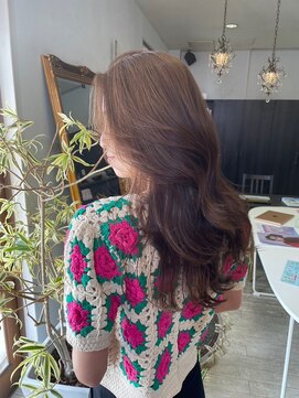 マイ ヘア デザイン 岡崎(MY hair design) 前髪/マチルダボブ/ピンクベージュ/インナーグレージュ/岡崎